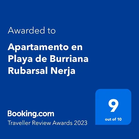 Apartamento En Playa De Burriana Rubarsal Nerja Exterior photo